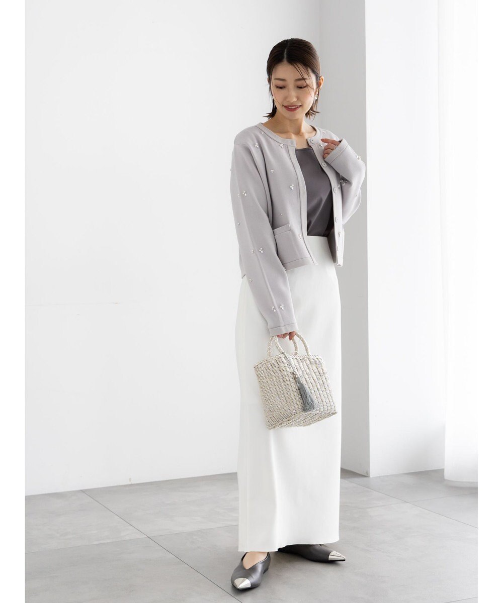 Te chichi パールビジューニットライトジャケット《2026 spring catalog item》 