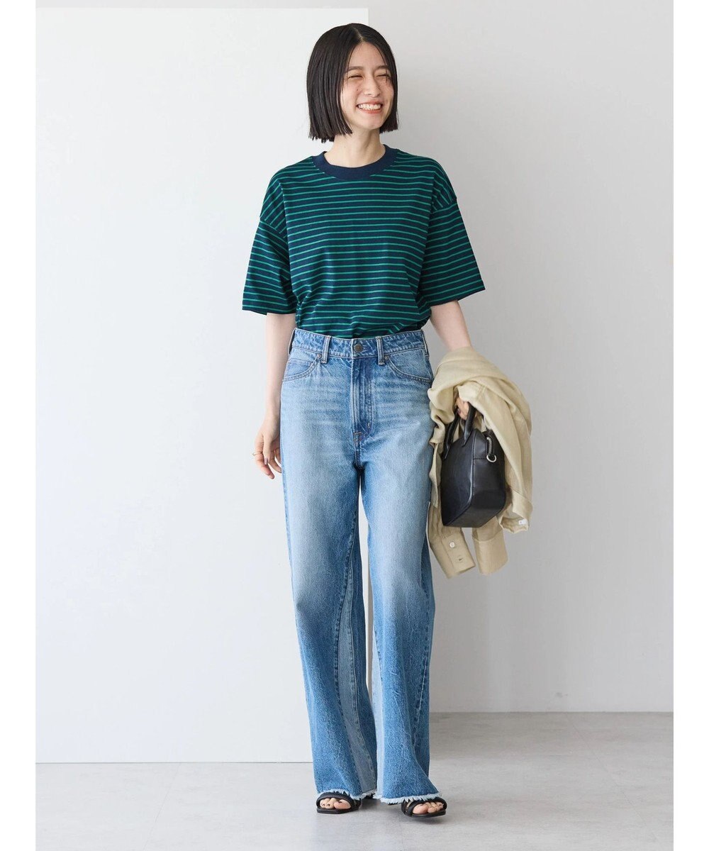 AMERICAN HOLIC ボーダーショートカットプルオーバー 