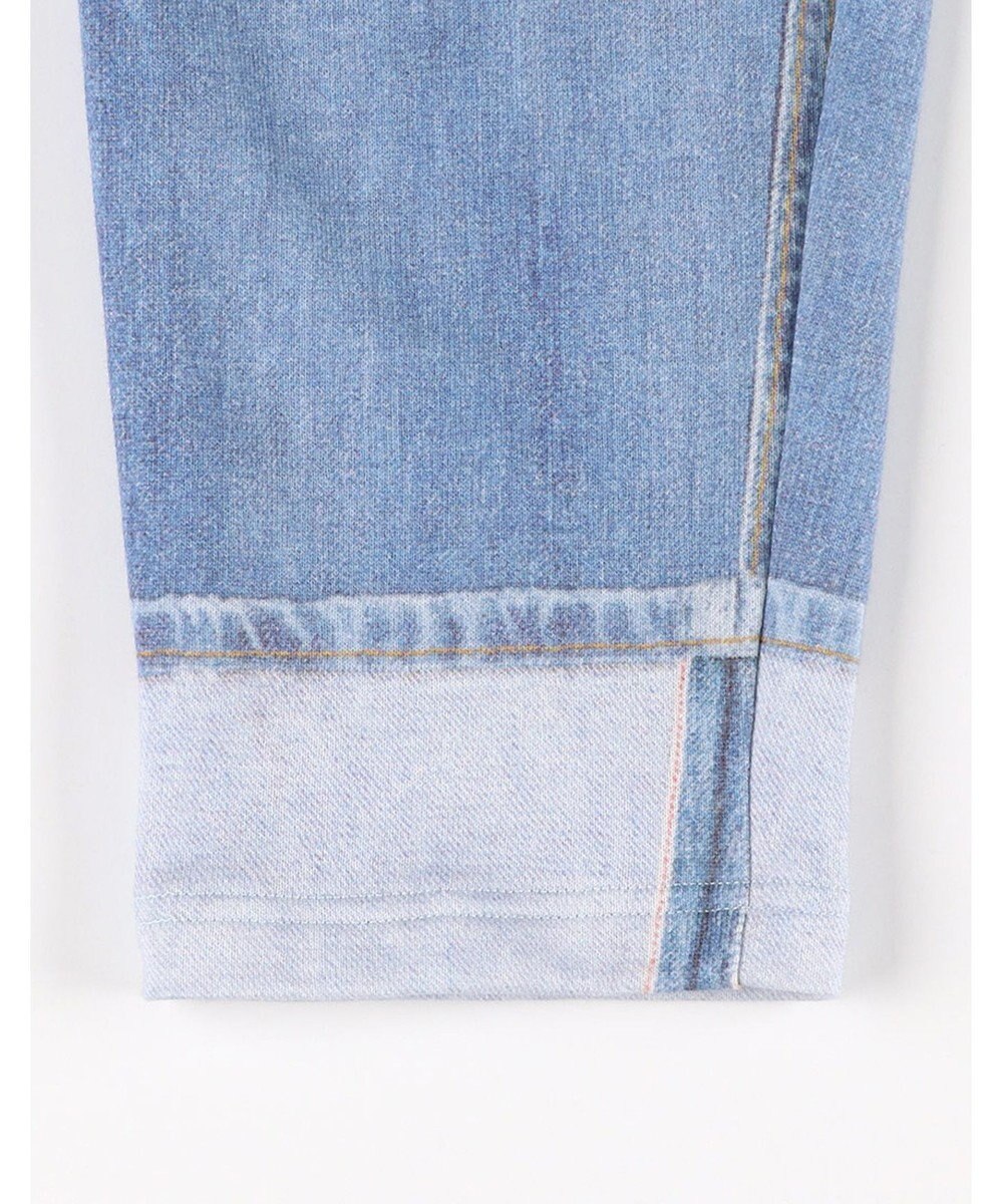 tsumori chisato SLEEP ツモリチサト ボトムス ロングパンツ ルームウェア 綿100%(本体) ミニ裏毛素材 デニム風プリント サルエルパンツ tsumori chisato SLEEP UOX558 /ワコール 