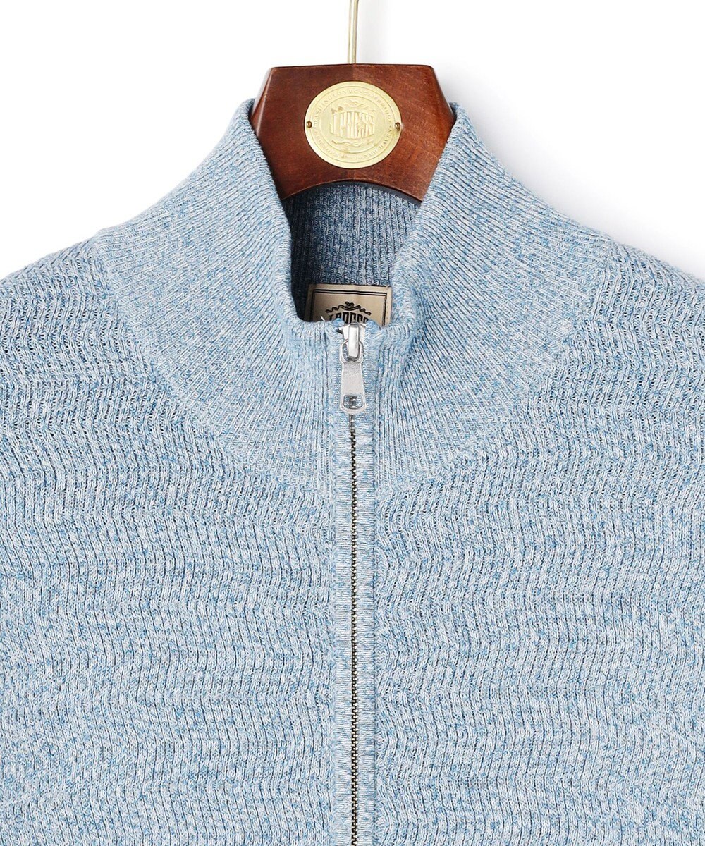 J.PRESS MEN ギマコットンフルジップ カーディガン 