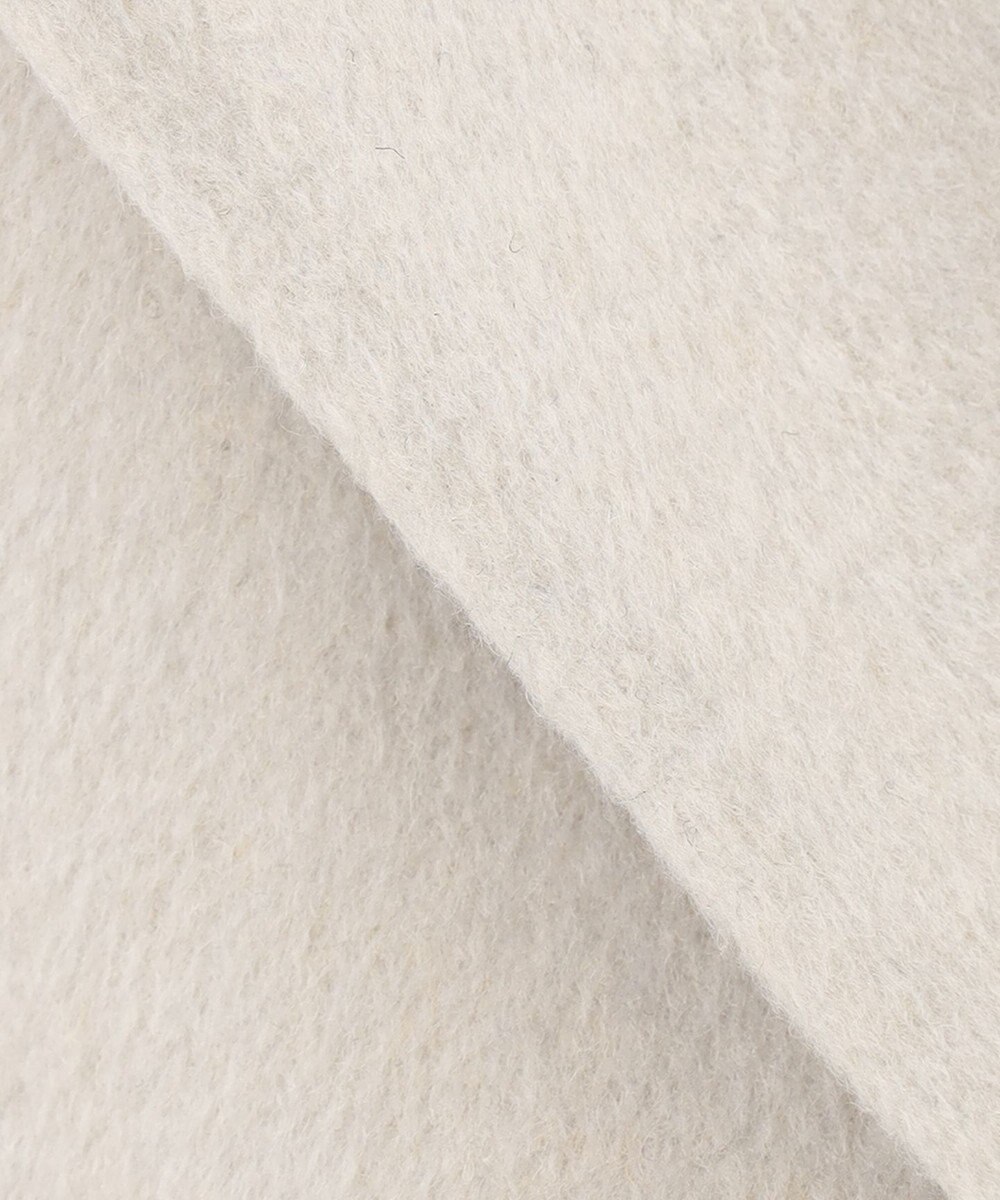 UNFILO 【撥水】ウール混リバー フーデットコート 