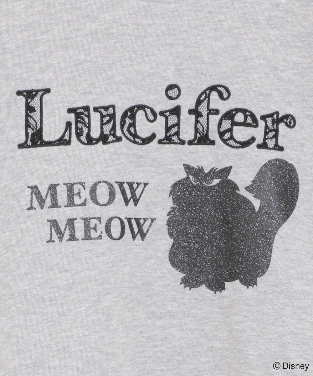 Green Parks Lucifer/ルシファー/レース英字ロゴスウェット 