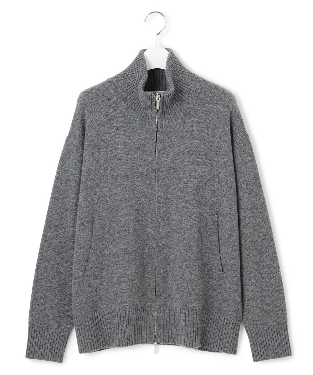 ICB L 【新色追加】ソフトカシミヤミックス ニットトラックジャケット 