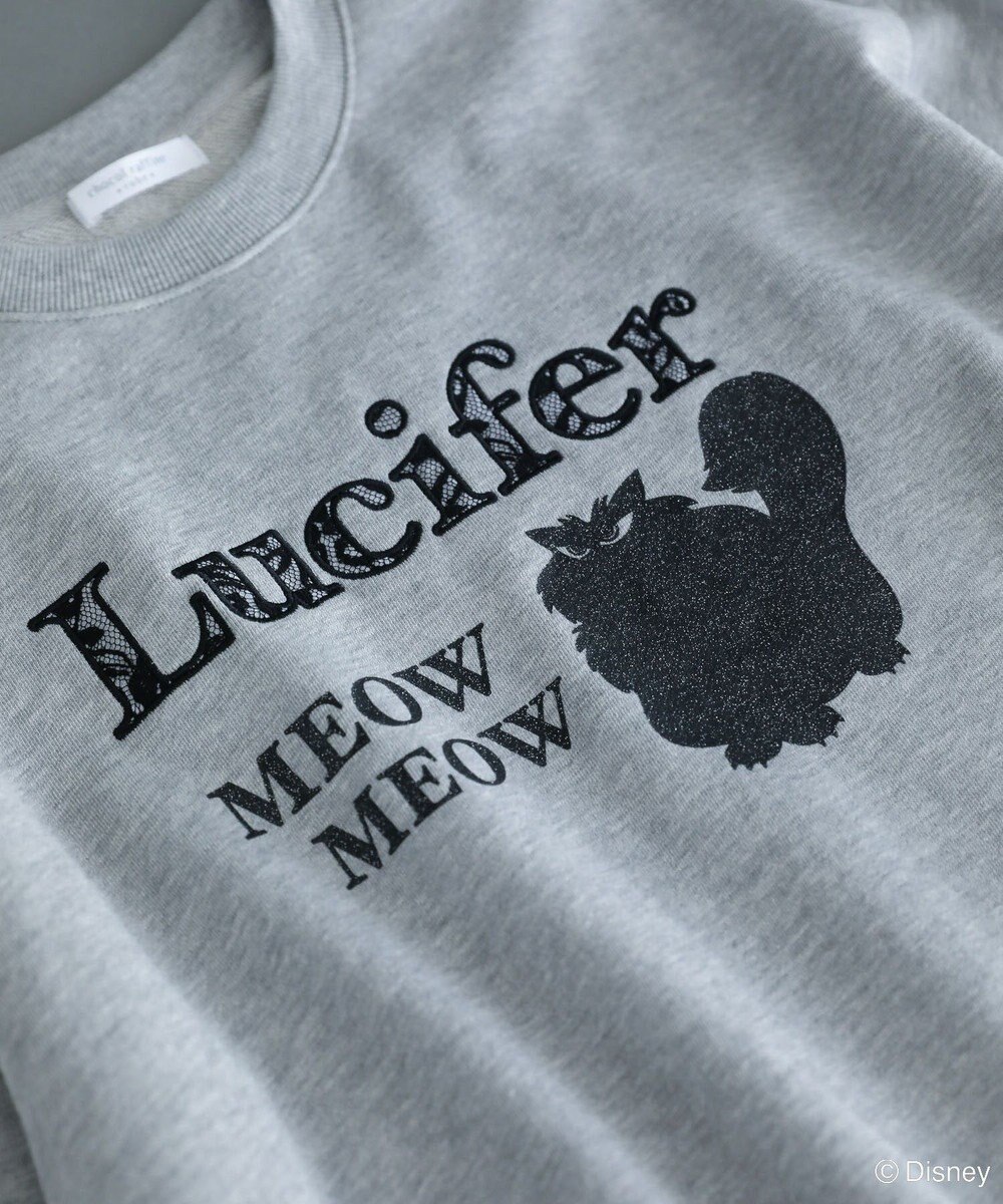 Green Parks Lucifer/ルシファー/レース英字ロゴスウェット 