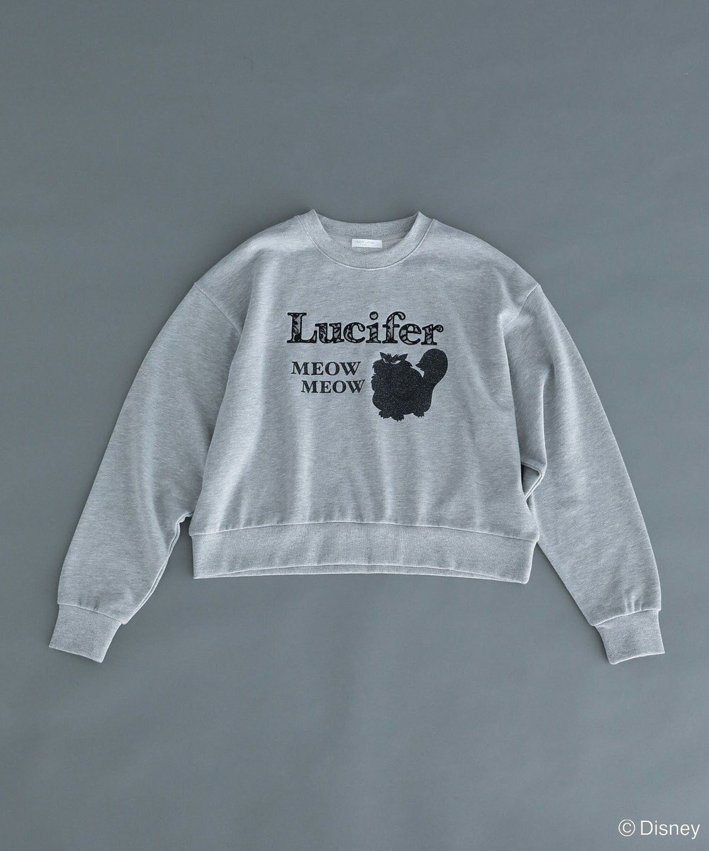 Green Parks Lucifer/ルシファー/レース英字ロゴスウェット 