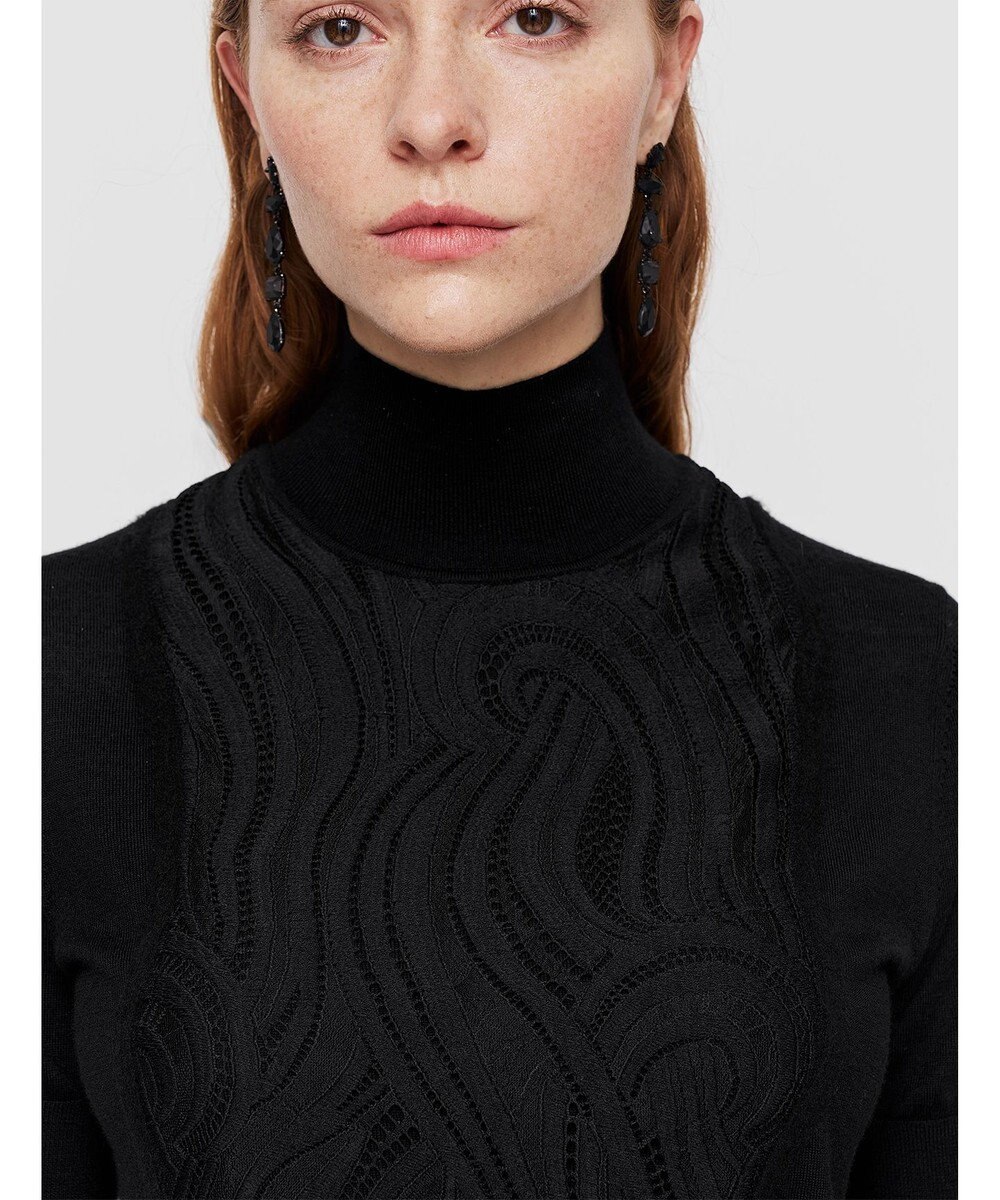 JOSEPH レース&ニット　ショートスリーブニット 