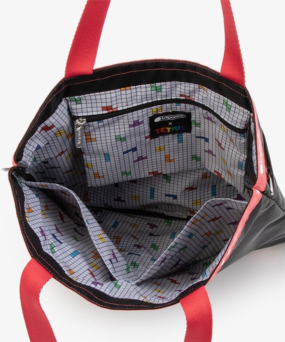 LeSportsac LARGE EMERALD TOTE/テトリスハートエンブロイダリートート 