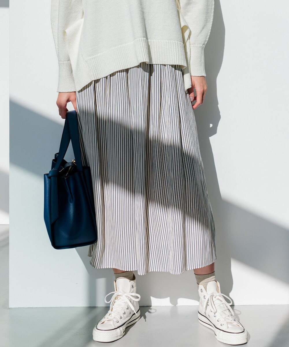 組曲 【春の新色追加】ギャザーライトデシン パンツ 