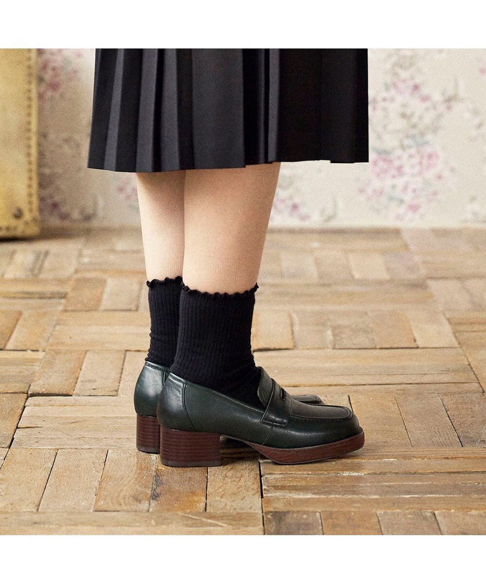 ing <ing>ストーム入りヒールローファー 