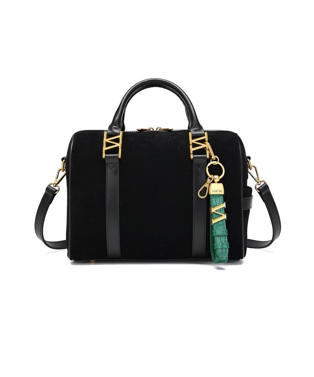 style code 【VerdeVari/ヴェルデヴァリ】スエードボストンバッグ 