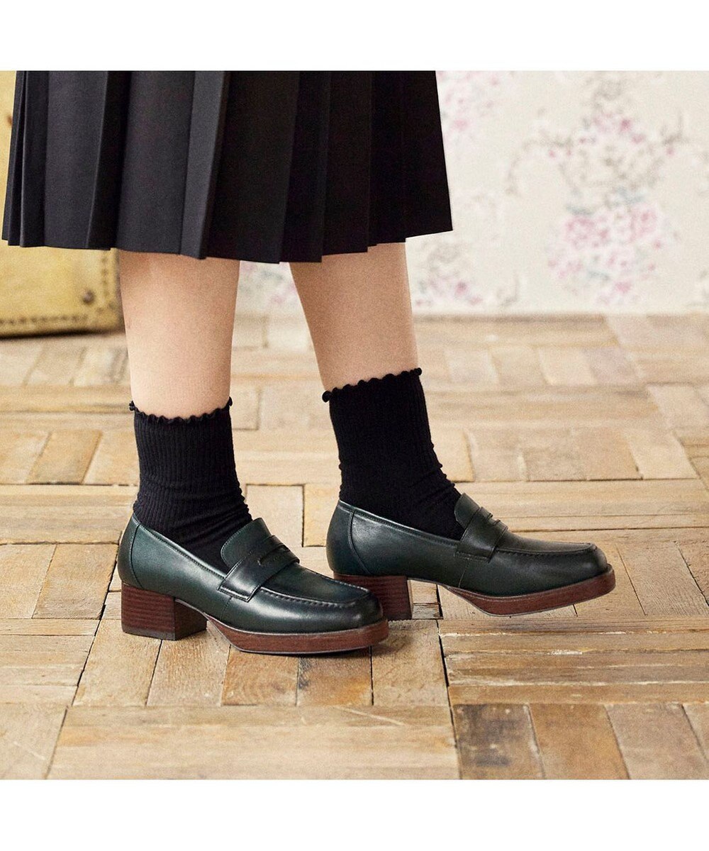 ing <ing>ストーム入りヒールローファー 