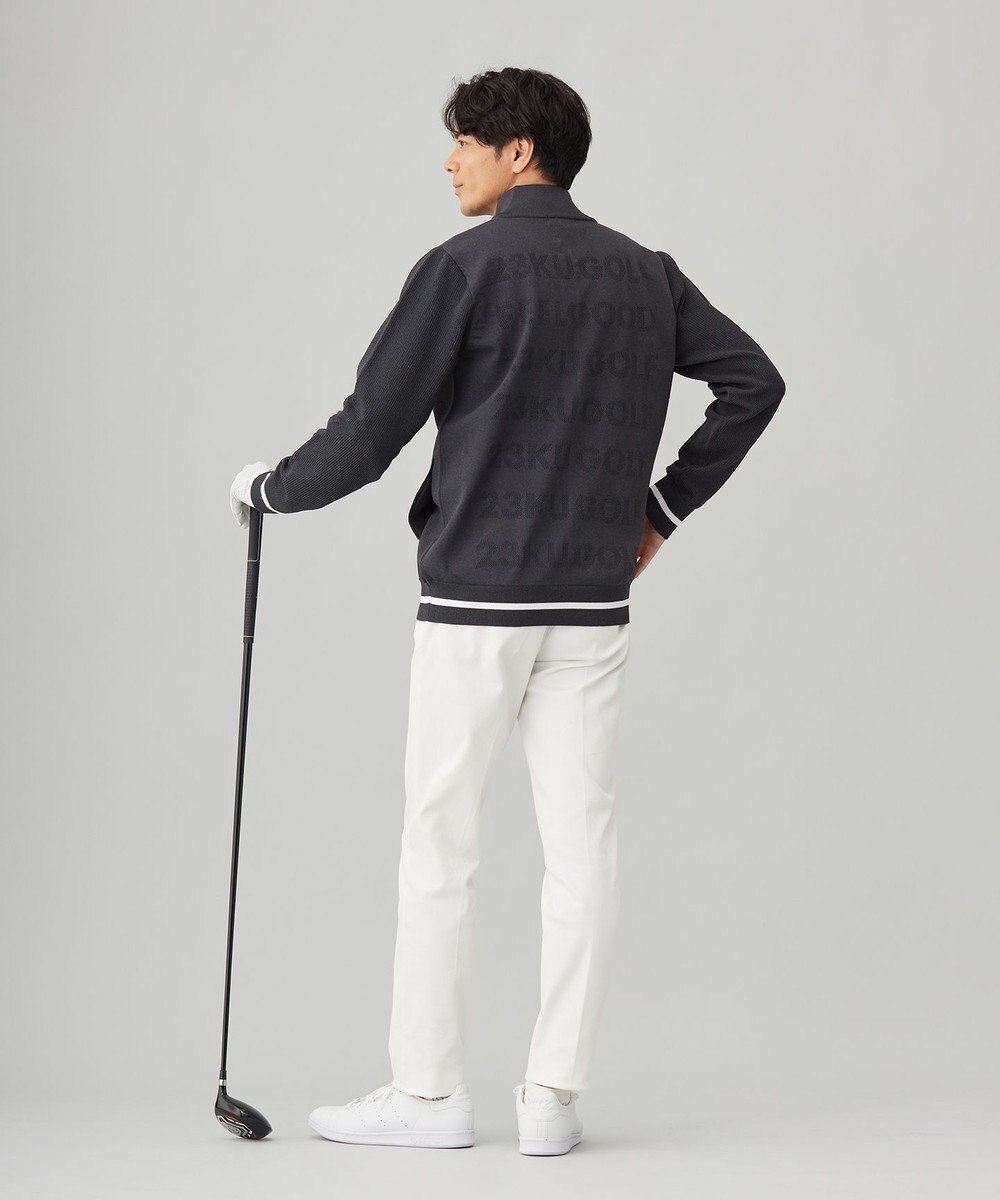 23区GOLF 【MEN】【ウォッシャブル】フルジップニットブルゾン 