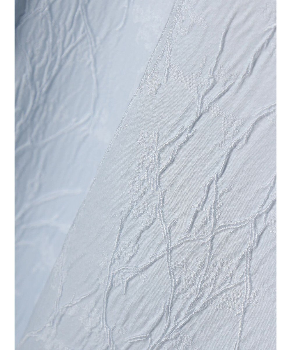 earth music&ecology フラワージャガードシャツ 