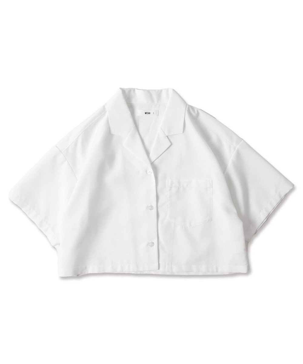 WEGO オープンカラーショートシャツ 