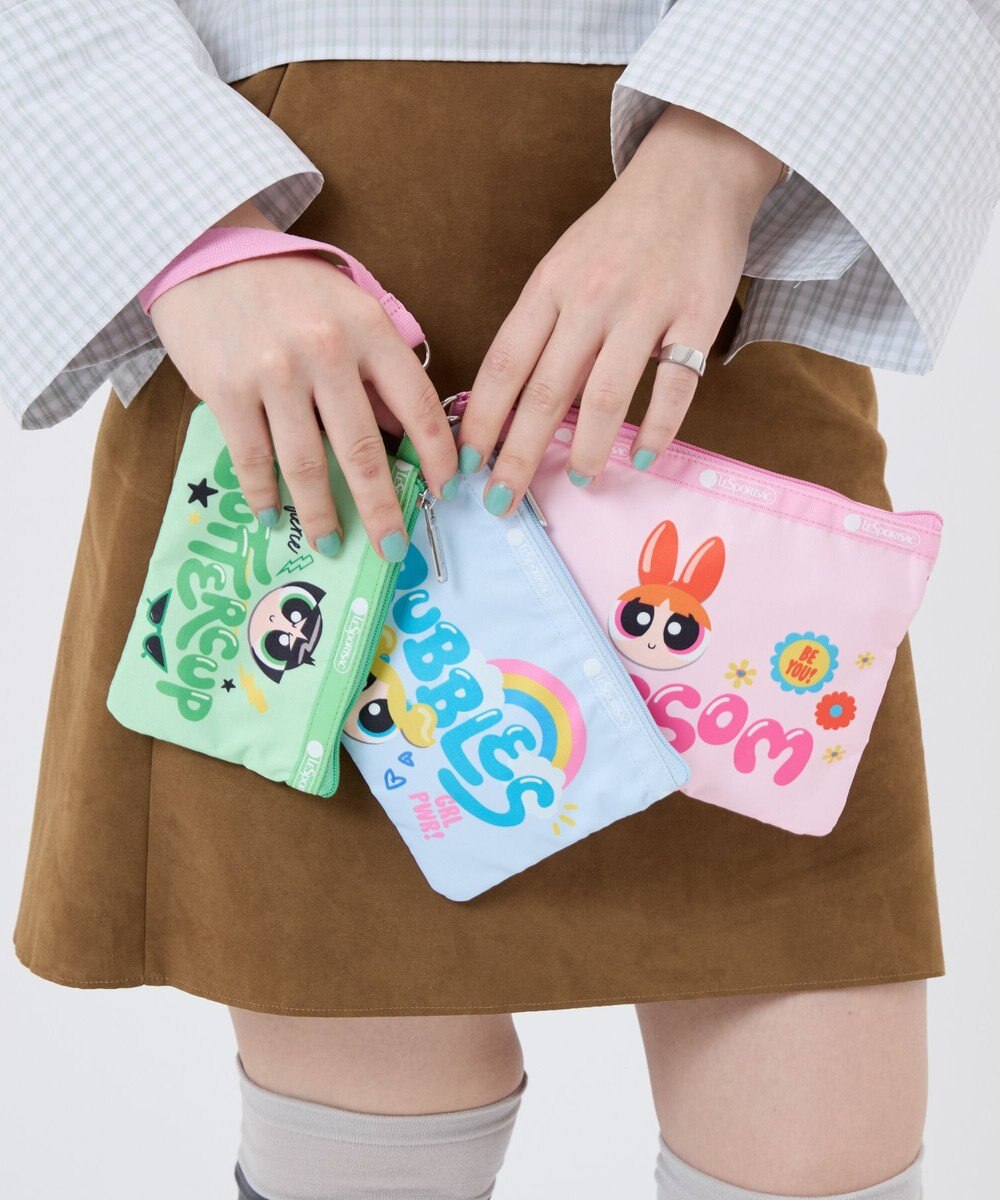 LeSportsac WRISTLET POUCH SET/パワーパフ ガールズリストレット 