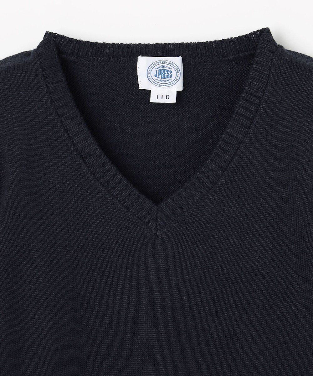 J.PRESS KIDS 【100-130cm】Vネック プルオーバー ニット 