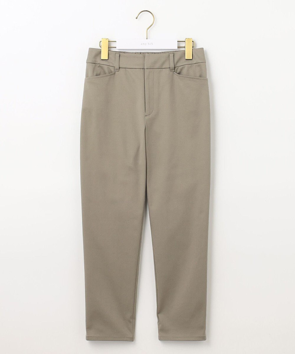 ANY SIS 【撥水】サテンストレッチビューティ パンツ 