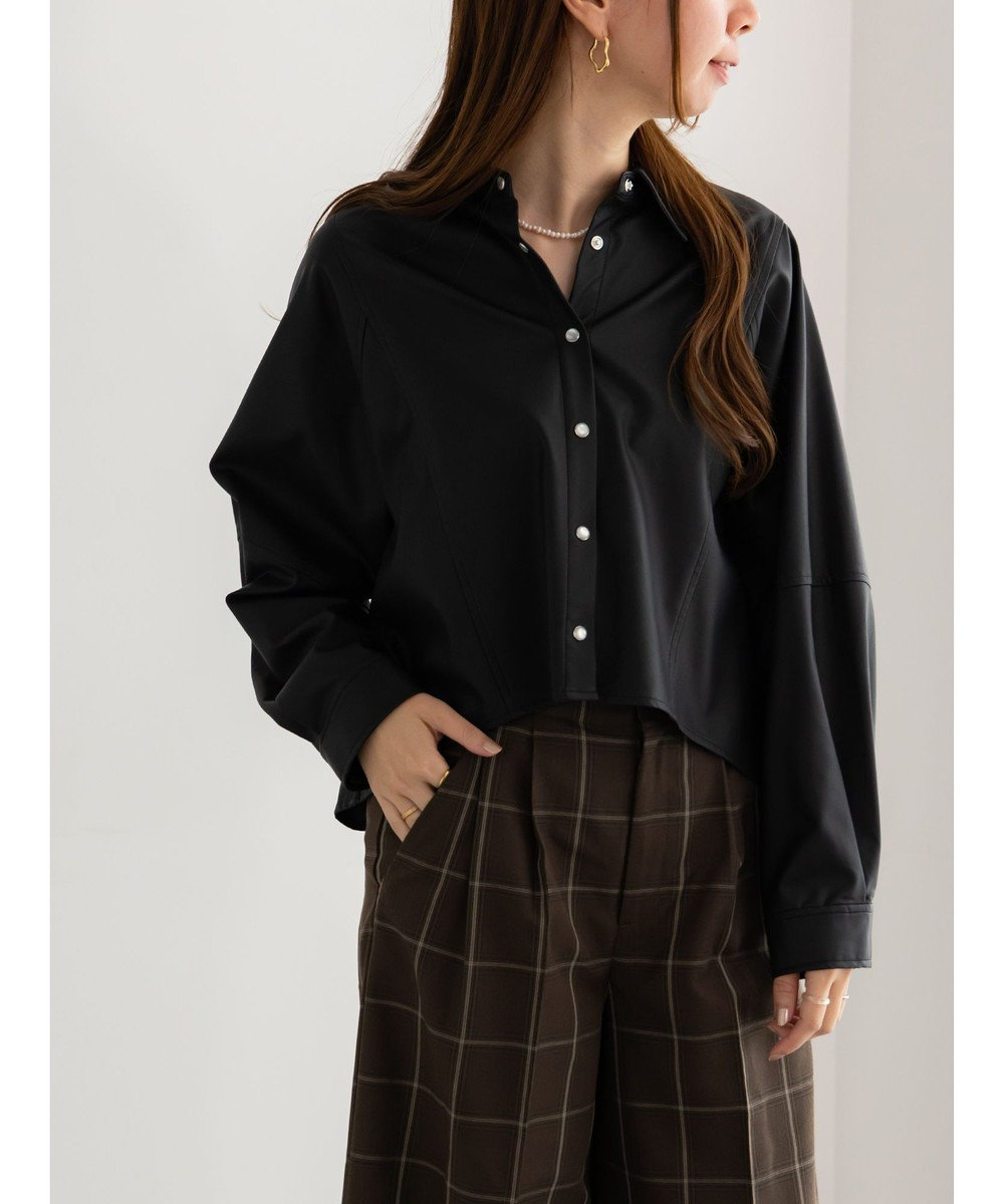 Te chichi ファブリックアソートクロップトシャツ《2025Autumn catalog vol.2 item》 