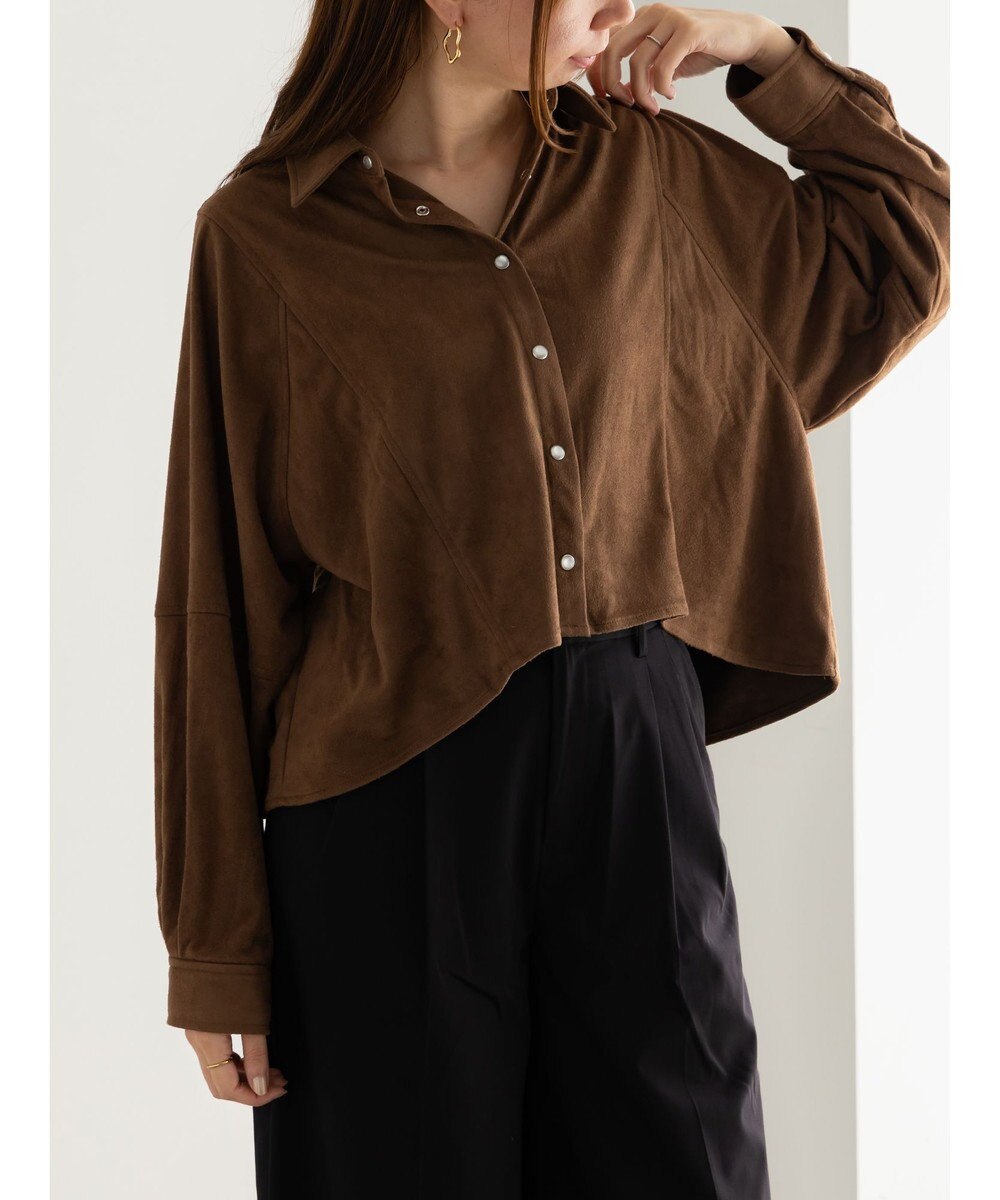 Te chichi ファブリックアソートクロップトシャツ《2025Autumn catalog vol.2 item》 