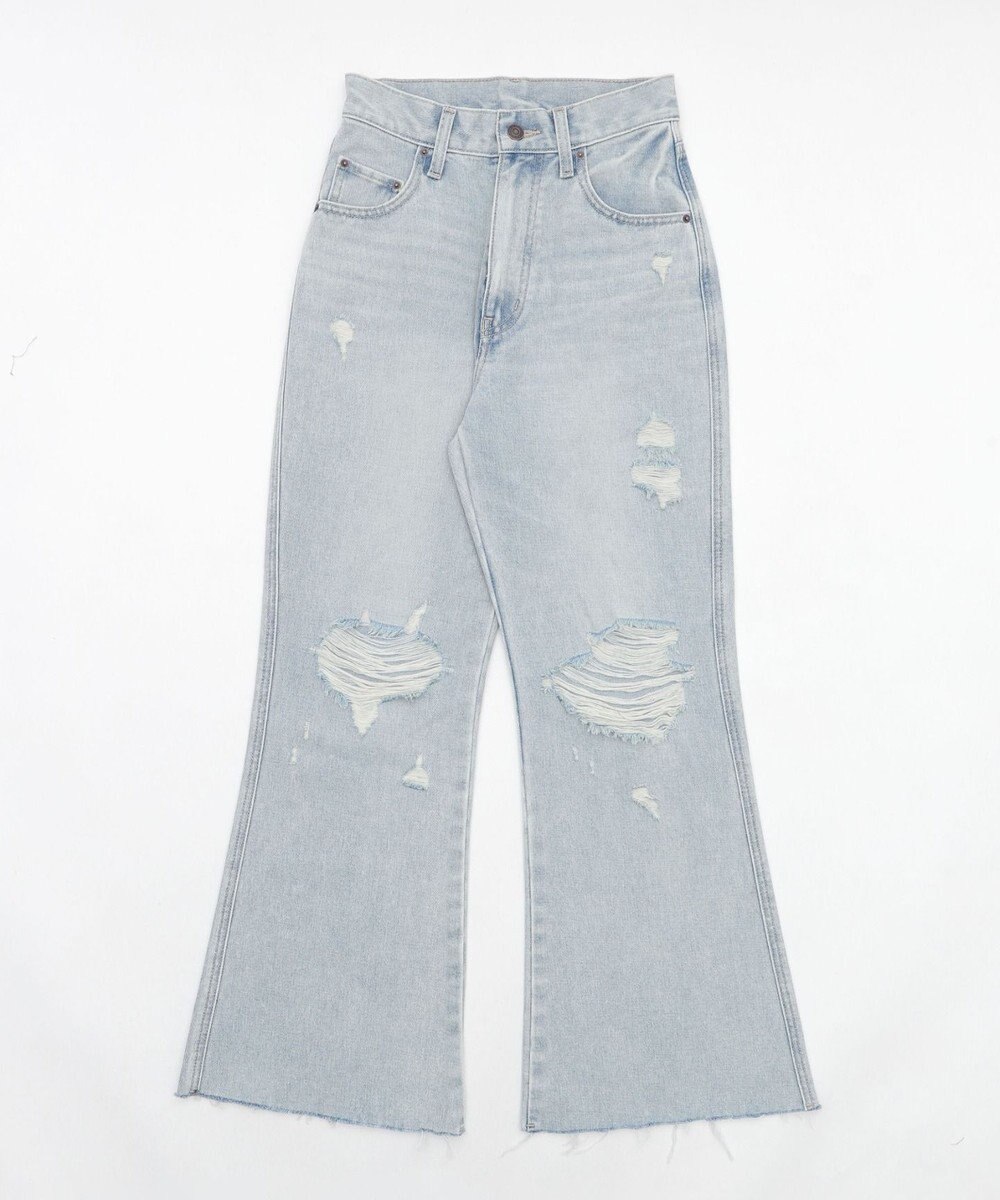 WEGO ダメージフレアデニムパンツ 