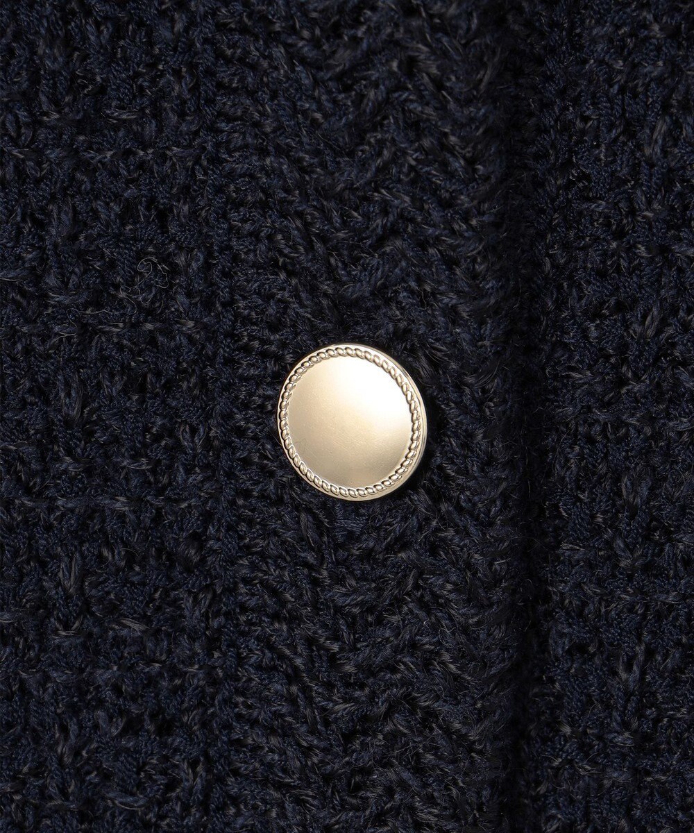 J.PRESS LADIES L 【洗える】DAILY TWEED ニット アウター 