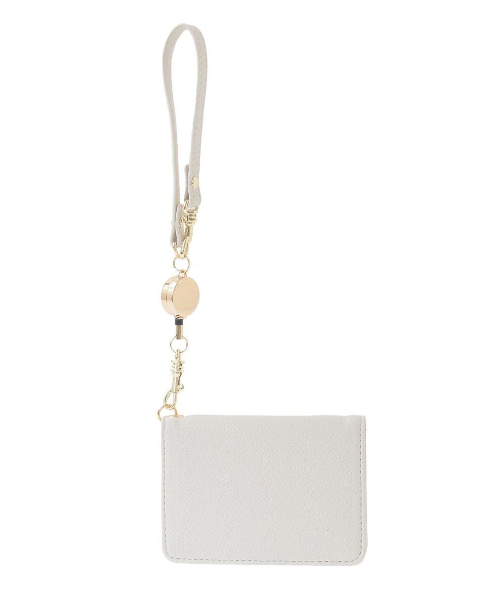 Maison de FLEUR 二つ折りリールパスケース 