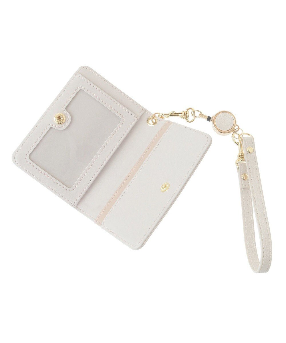 Maison de FLEUR 二つ折りリールパスケース 