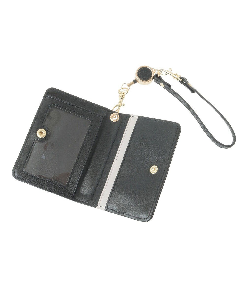 Maison de FLEUR 二つ折りリールパスケース 