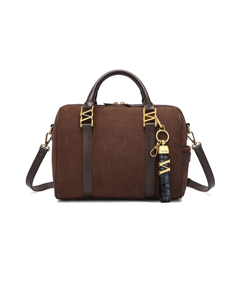 style code 【VerdeVari/ヴェルデヴァリ】スエードボストンバッグ 