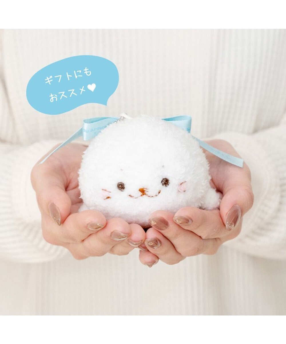 Mother garden しろたん リボンキーホルダー 《しろたん》 