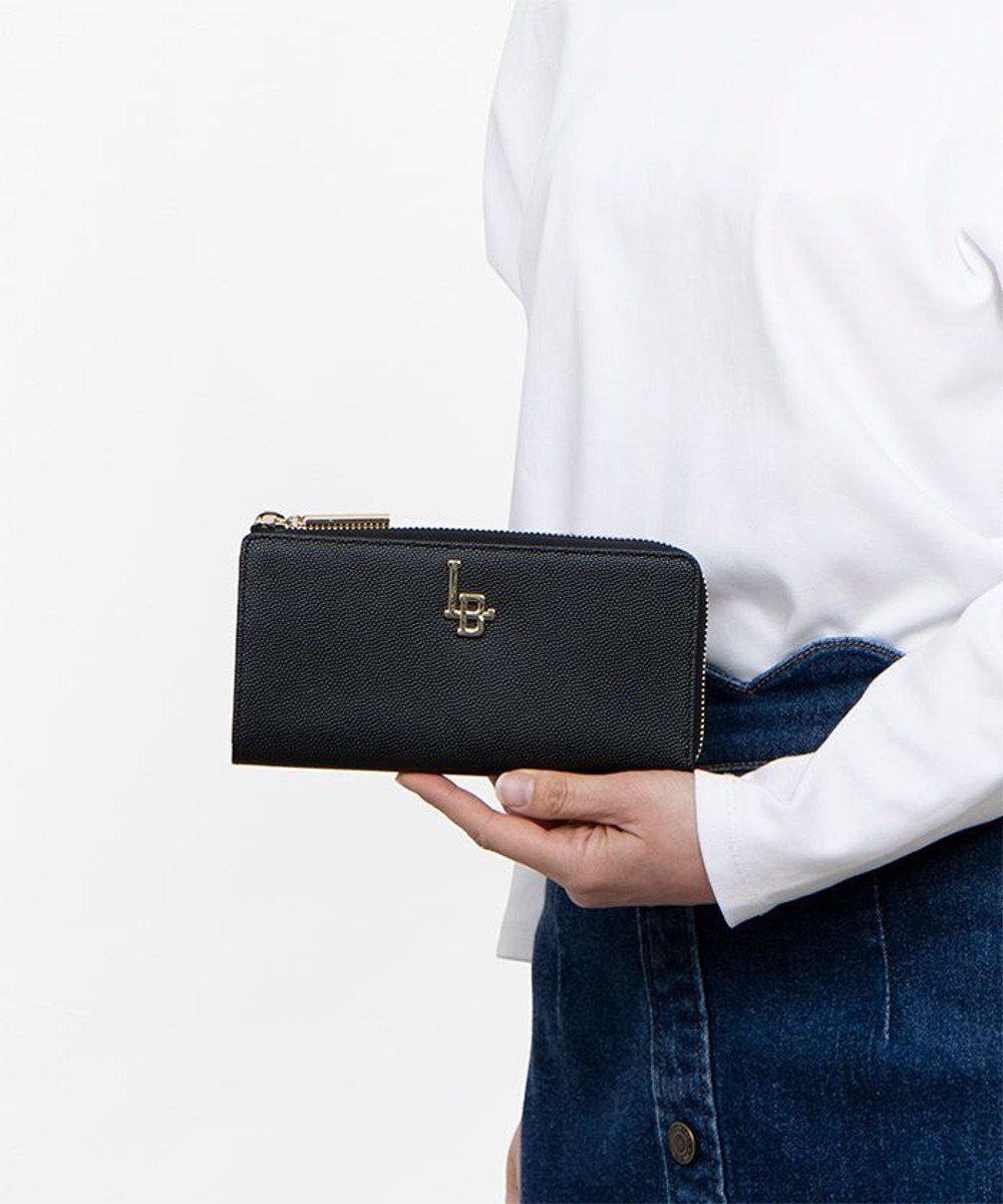 LANVIN en Bleu エルヴィー Ｌファスナー長財布 