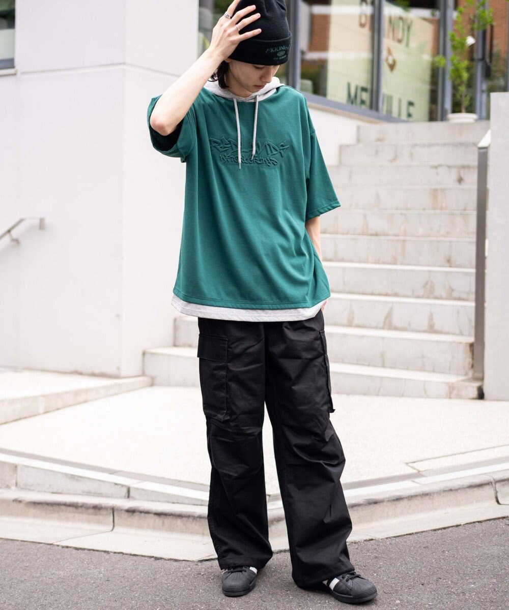 WEGO 【接触冷感/ユニセックス着用ITEM】エンボスロゴグラフィックTPK（SS） 