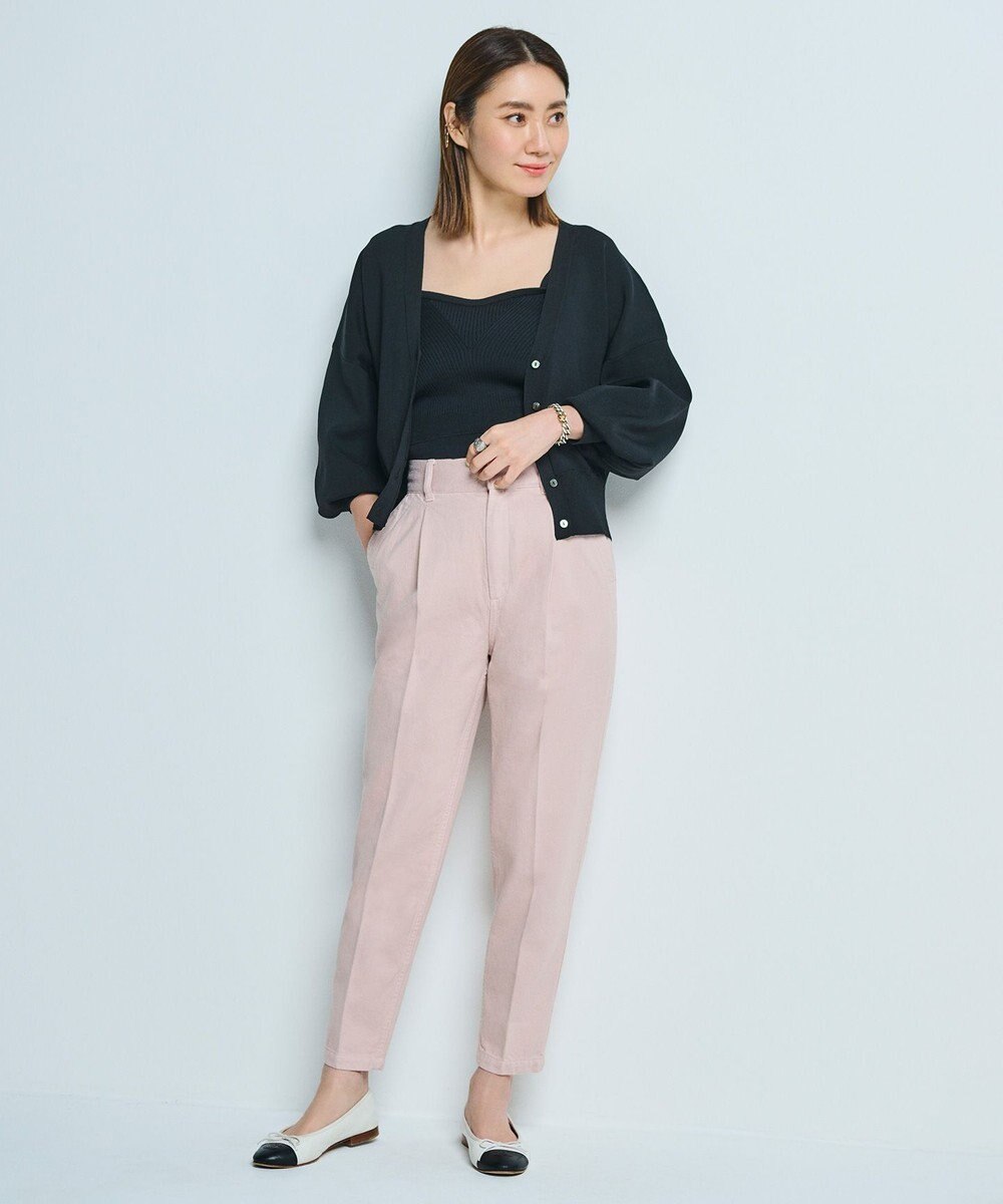 uncrave 【uncrave WHITE】テーパード デニムパンツ 