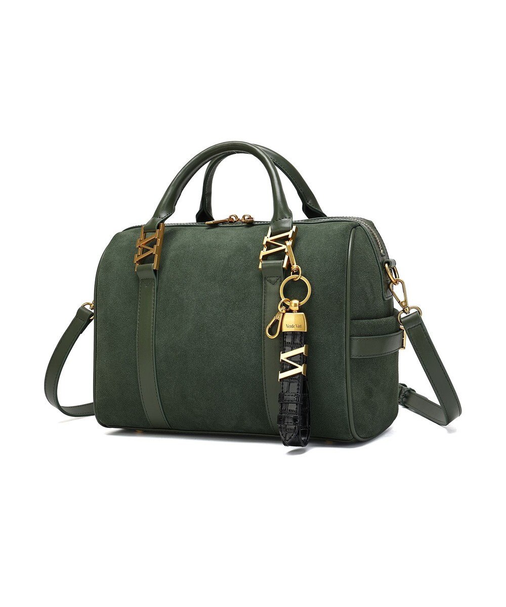 style code 【VerdeVari/ヴェルデヴァリ】スエードボストンバッグ 