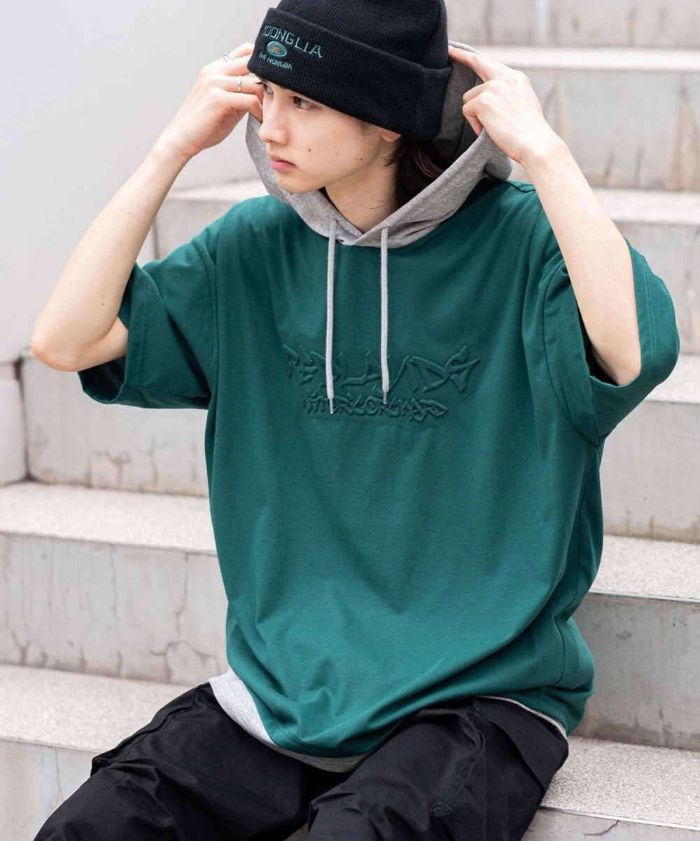 WEGO 【接触冷感/ユニセックス着用ITEM】エンボスロゴグラフィックTPK（SS） 