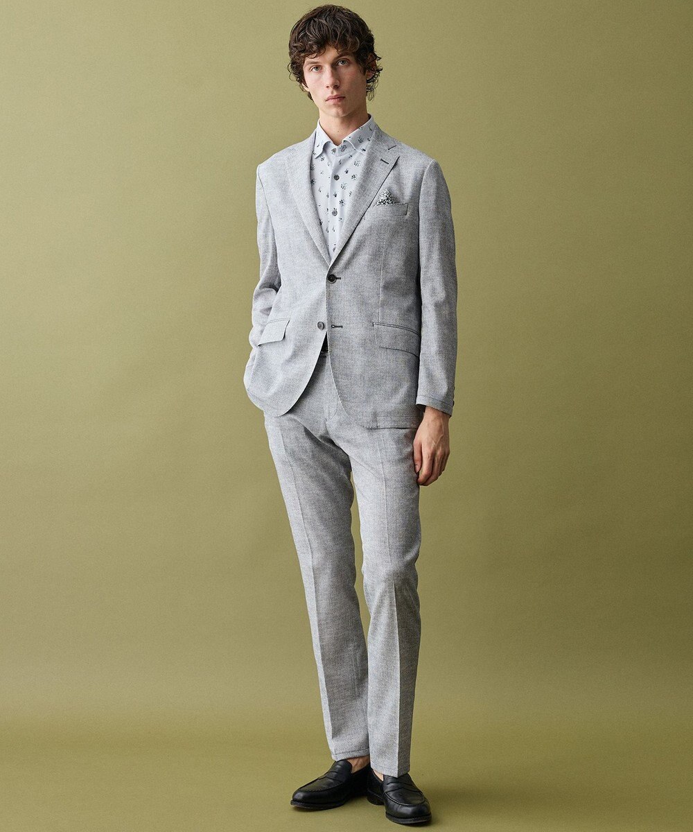 JOSEPH ABBOUD 【キングサイズ・通気性/清涼/軽量/ストレッチ】クールピケストレッチジャケット 