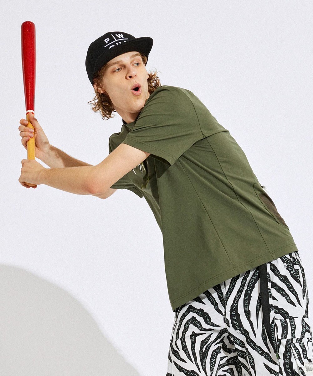 PW CIRCULUS 【UVカット / 吸水速乾 / 伸縮性抜群】【MEN】メッシュポケットモック 