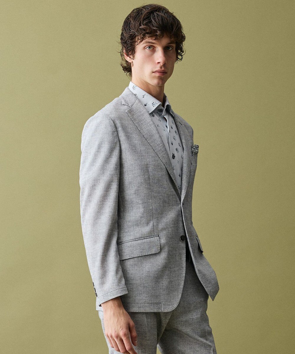 JOSEPH ABBOUD 【キングサイズ・通気性/清涼/軽量/ストレッチ】クールピケストレッチジャケット 