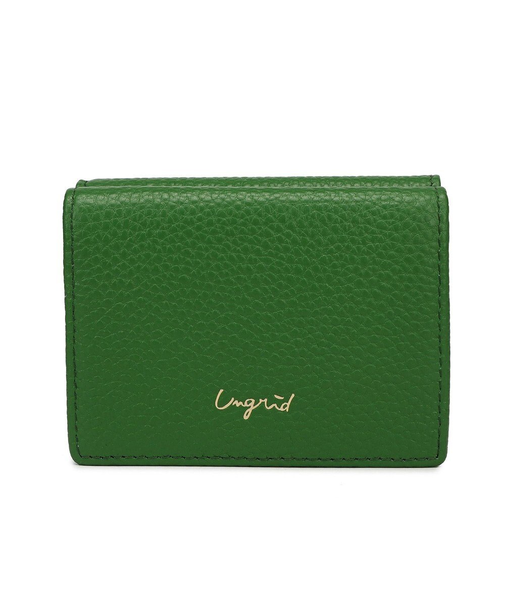 style code 【Ungrid/アングリッド】　【牛革】　牛革三つ折りミニ財布 