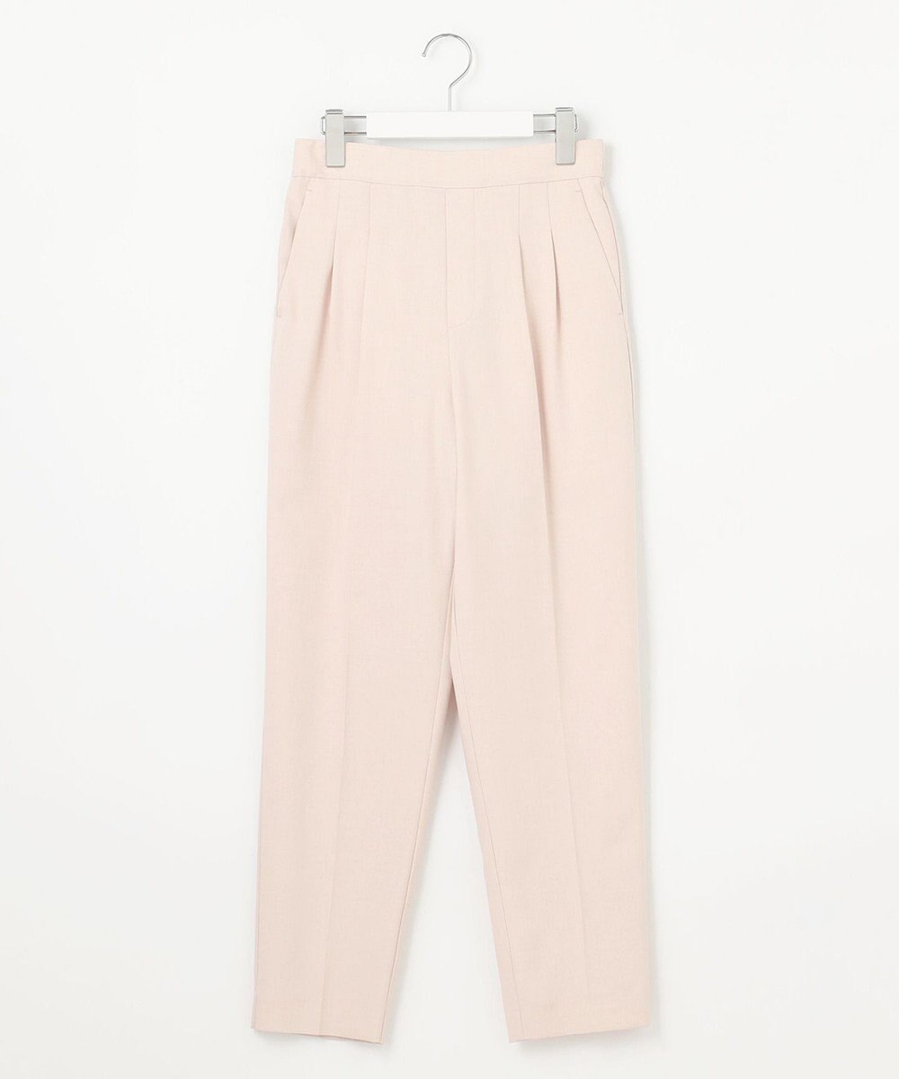 Feroux 【洗える】美シルエットカラーテーパード パンツ 