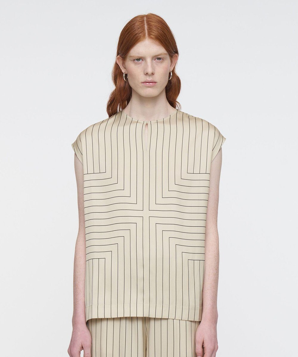 JOSEPH ジオメトリック アニメーション　ブラウス 