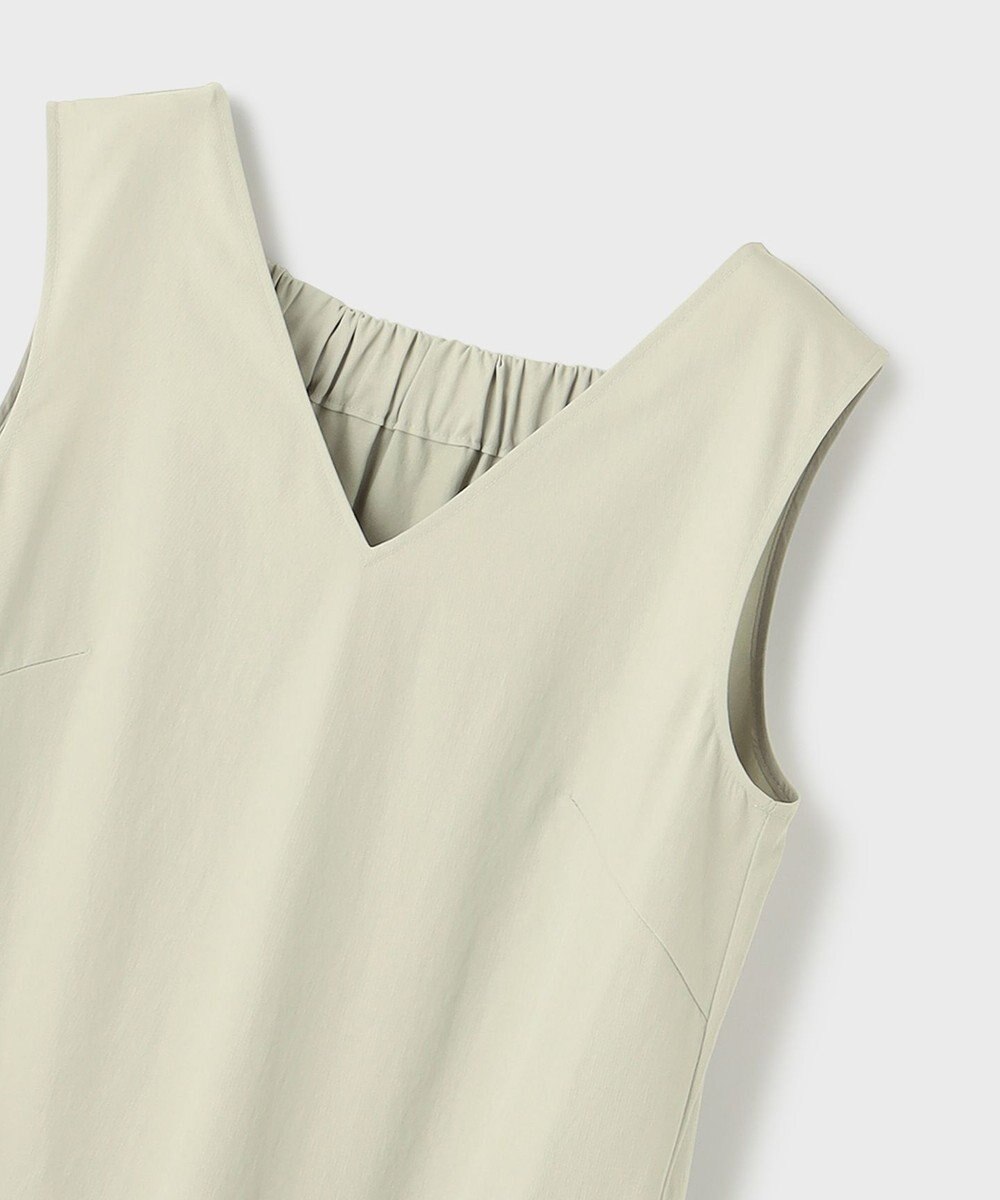 GRACE CONTINENTAL サイドフリルタフタワンピース 