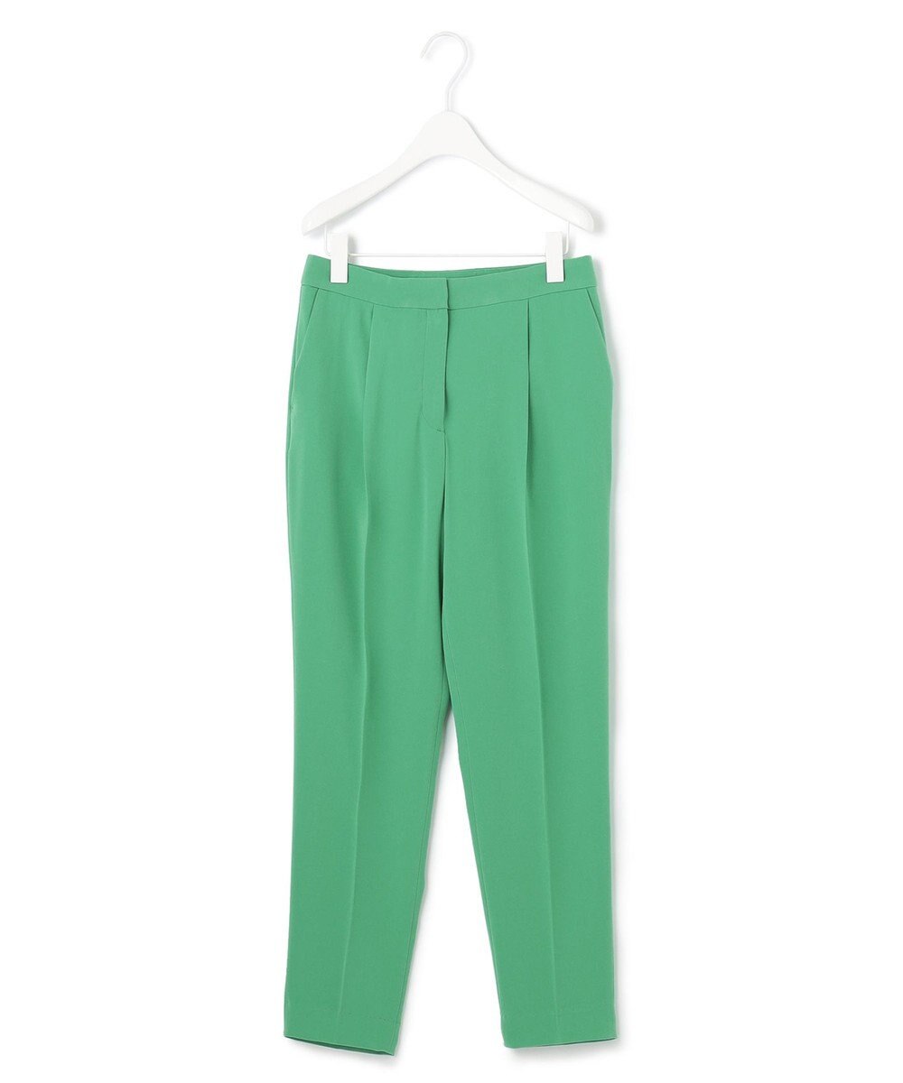 ICB 【人気のため新色追加・洗える】Naiaバックサテン テーパードパンツ 