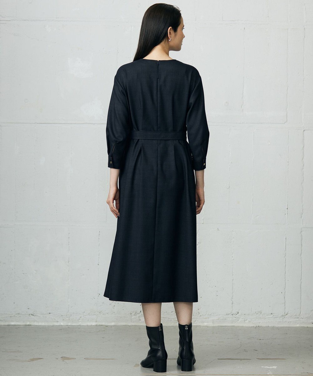 自由区 デニムライクツイル ワンピース 
