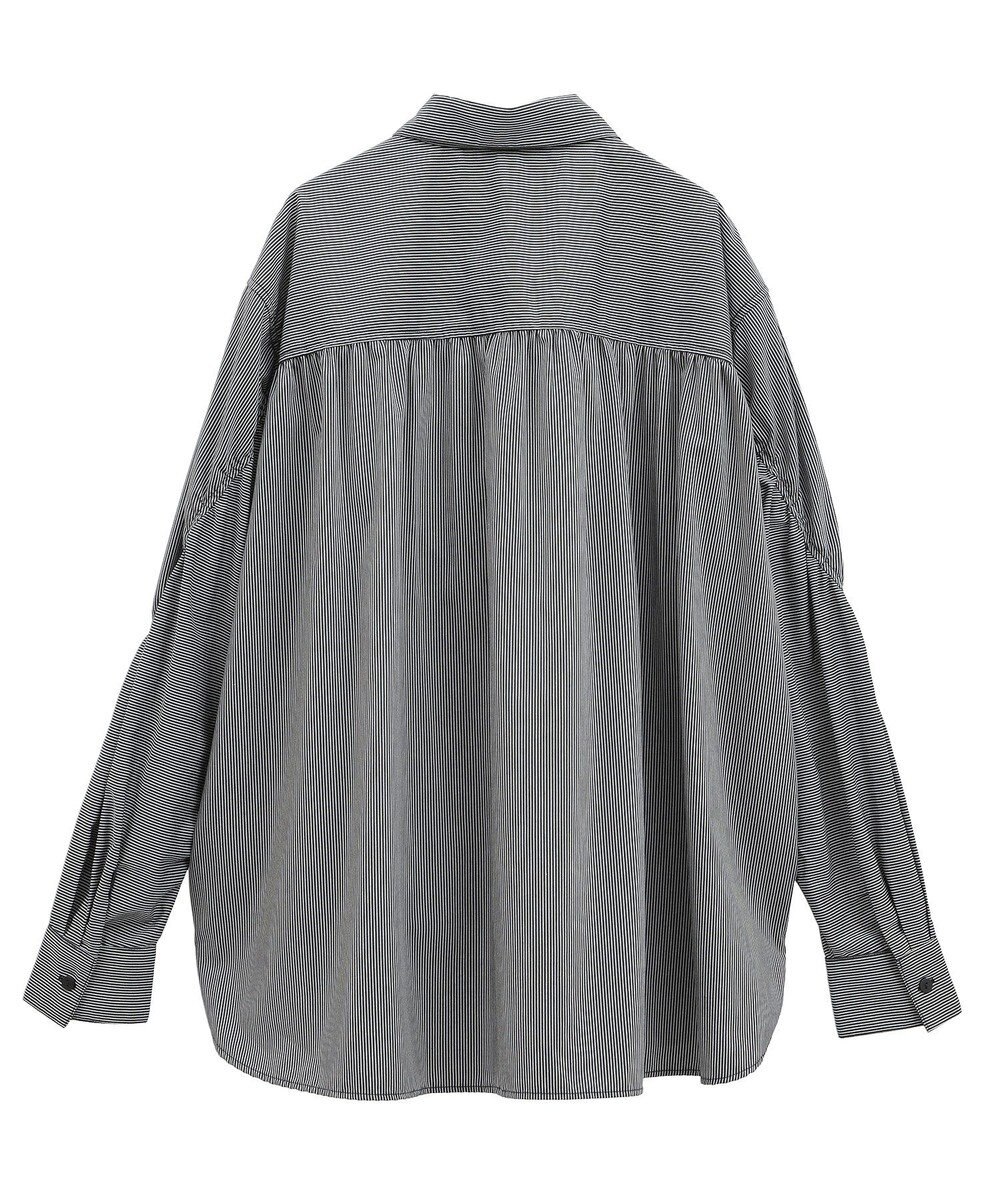 YECCA VECCA ドロストデザインギャザーシャツ 