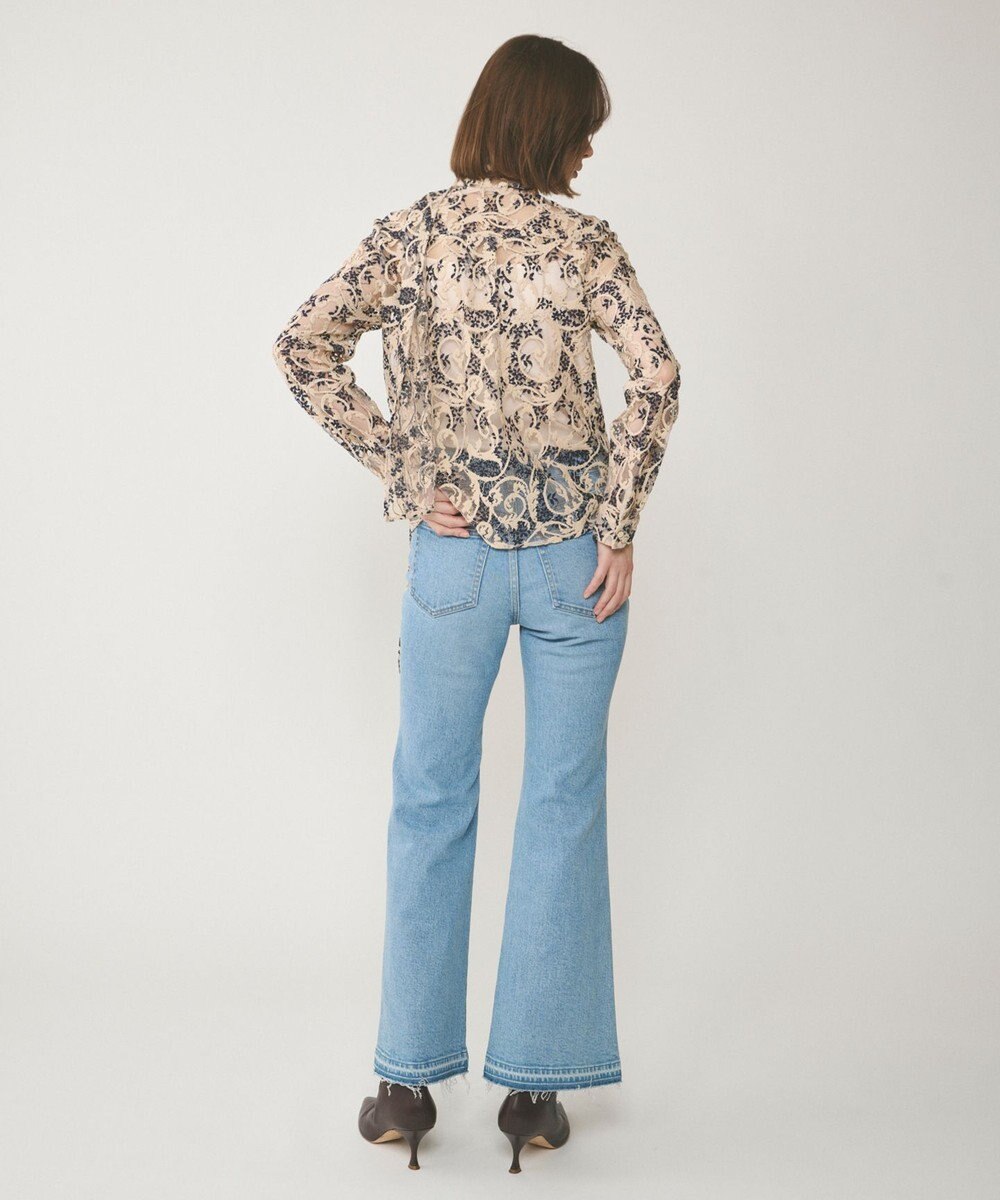 GRACE CONTINENTAL フレアデニムパンツ 