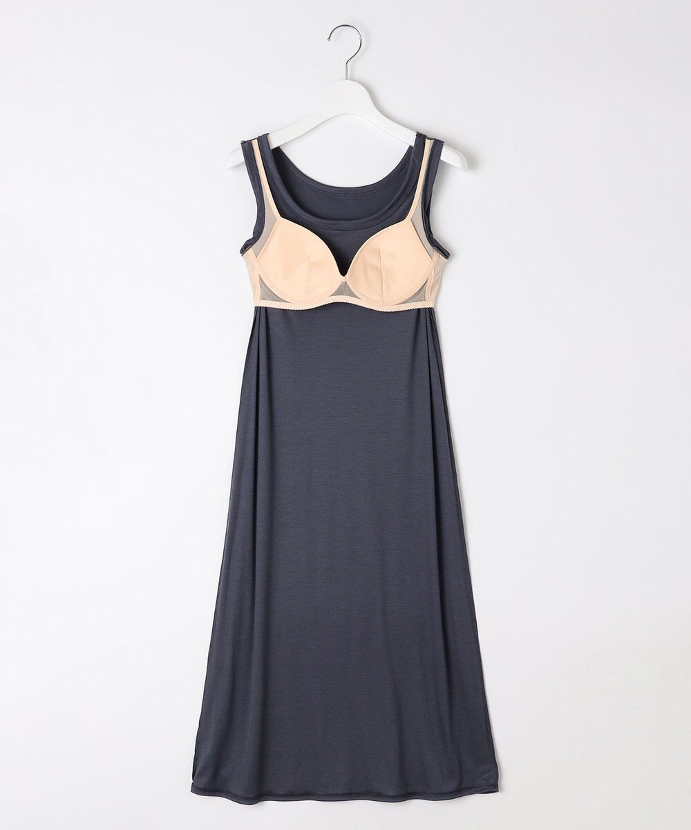 自由区 S 【ワコールコラボ】【カタログ掲載・洗える】レーシーニット ドレス 