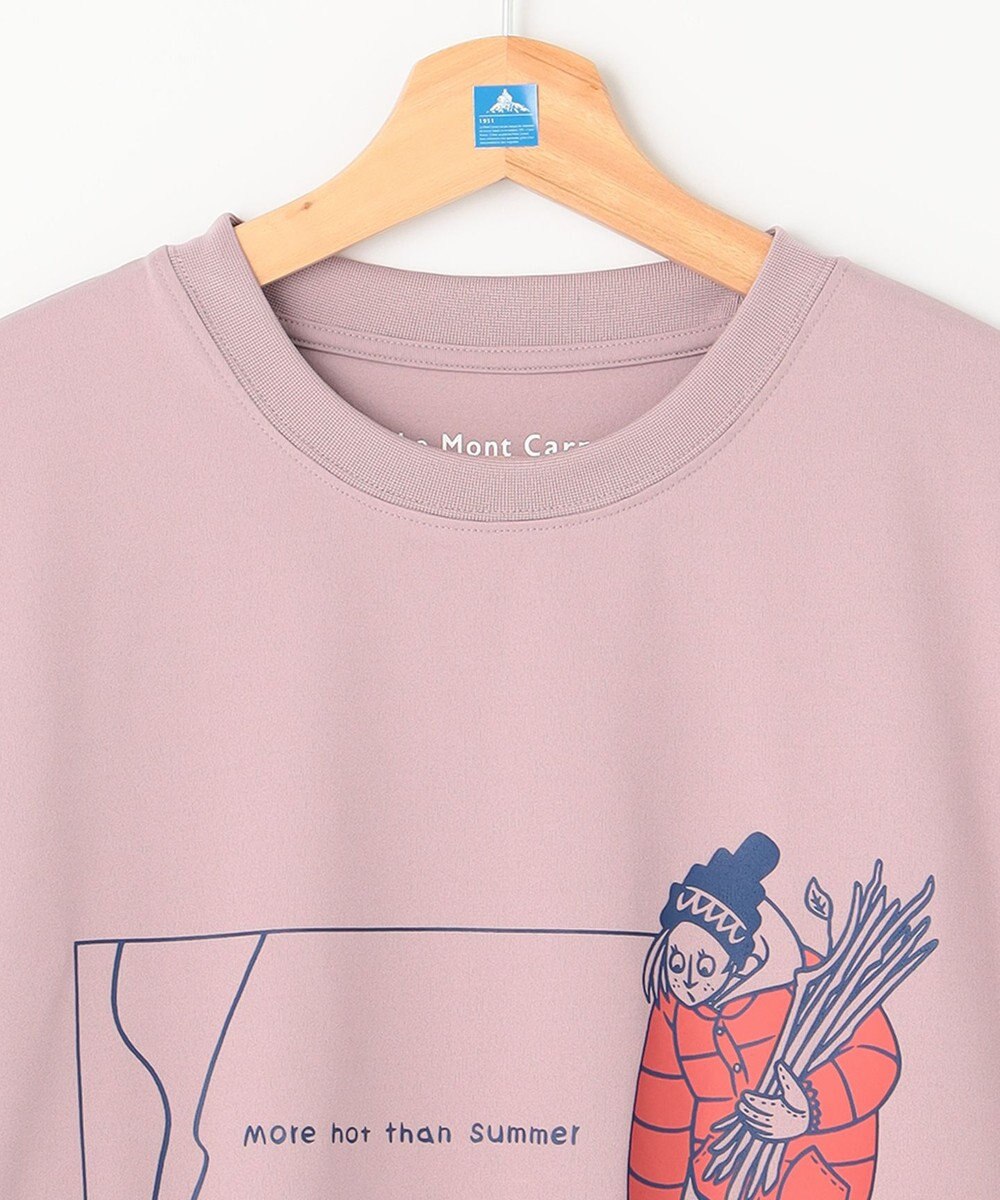 SHARE PARK LADIES 【LADIES】吸水速乾 フロントプリントTシャツ 