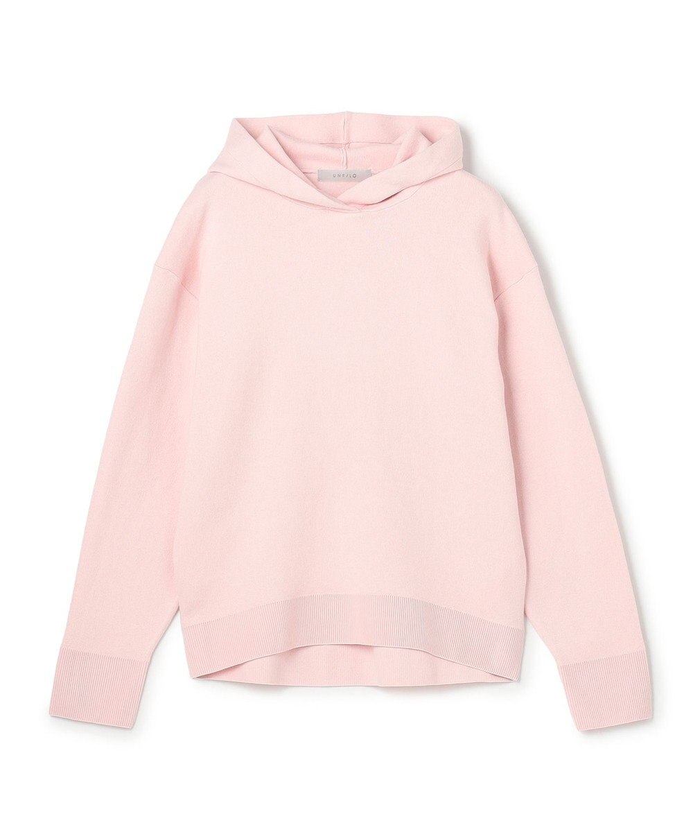 UNFILO コットンカシミヤニット フーディ 