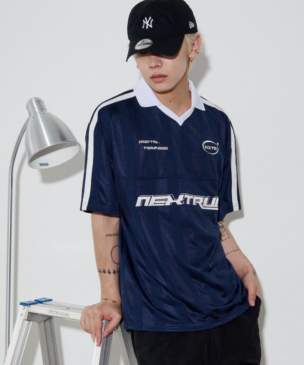 WEGO 【ユニセックス着用ITEM/MLサイズ展開】ラインゲームロゴT（SS） 